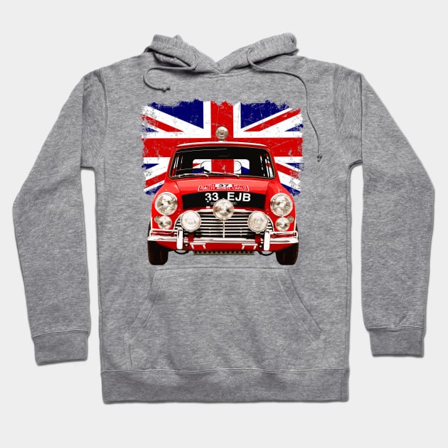 1964 Mini Cooper 'S' Monte Carlo Rally Winner Hoodie by Artizan